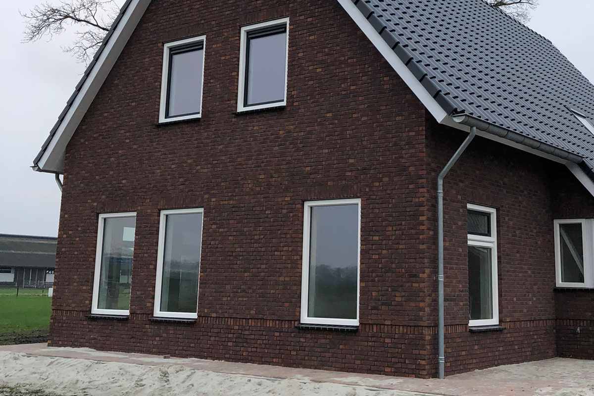 Nieuwbouwproject in uitvoering door Bouwonderneming Zomer in Klazienaveen Bouwonderneming Zomer aan het werk in Klazienaveen